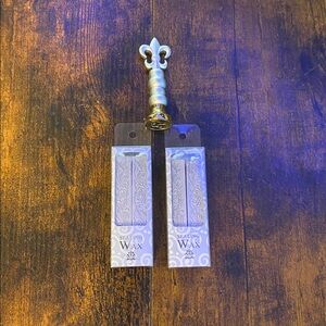 Wax Seal Stamp with 2 Packs of Silver Wax